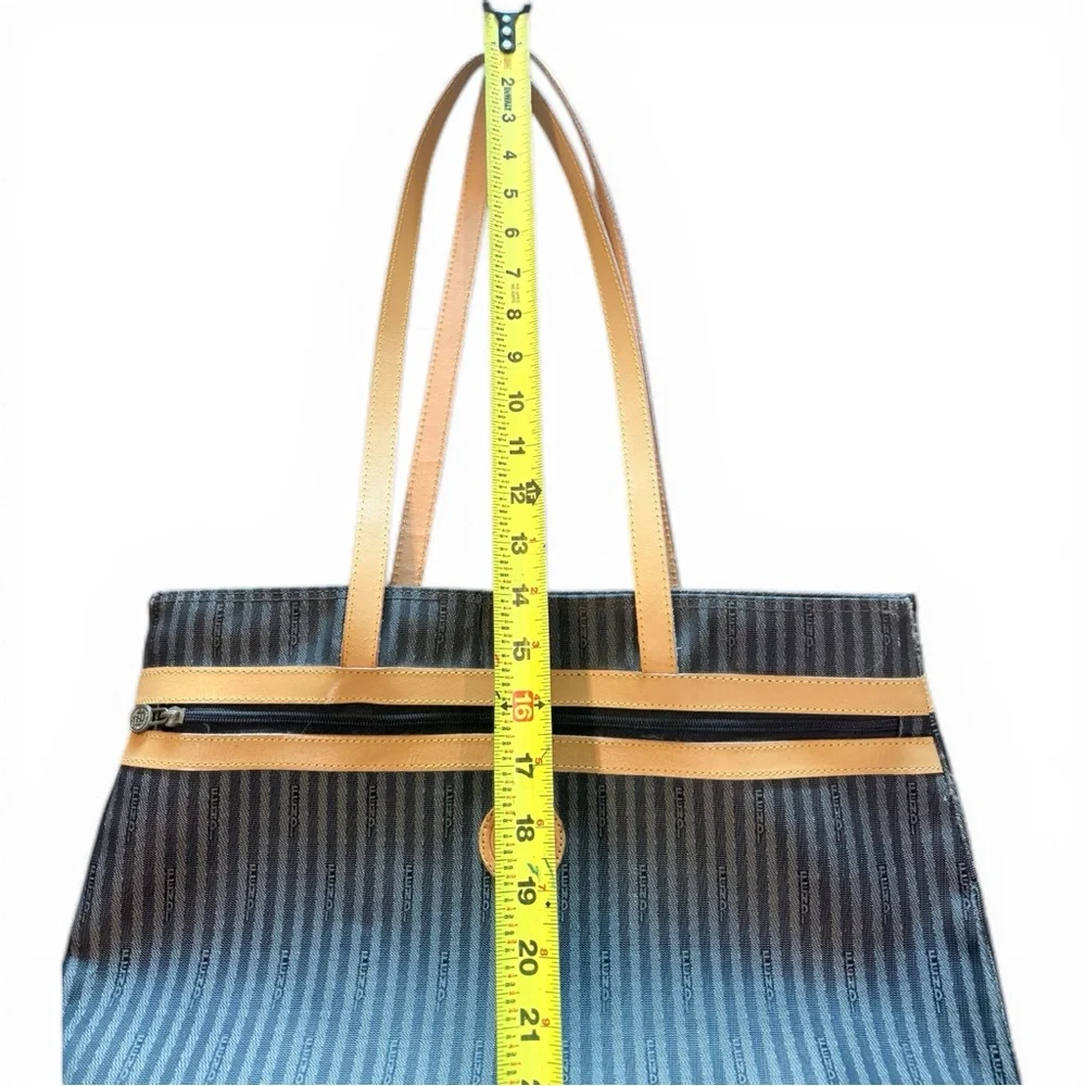Vintage Fendi Pequin Stripe Tote Bag - Picture 13 of 15